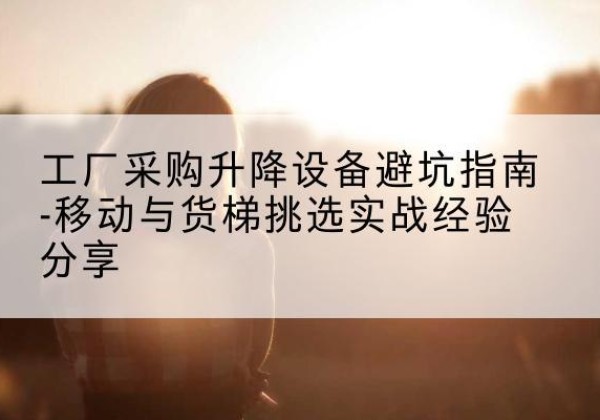 延吉移动式升降机怎么选-工厂采购升降设备避坑指南-移动与货梯挑选实战经验分享